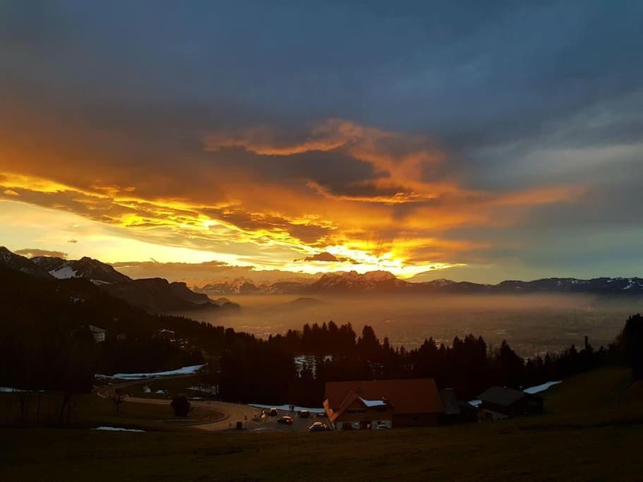 Grosszuegige Ferienwohnung Am Skigebiet Boedele Mit Rheintalblick Dornbirn Exteriör bild